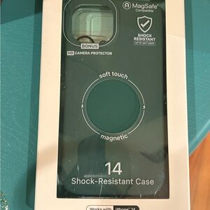 iPhone 14 case-Green Shock-Resistant-NIB!!